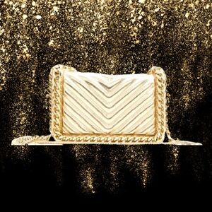 NWT Aldo Migreenwaldd Crossbody Bag, Gold